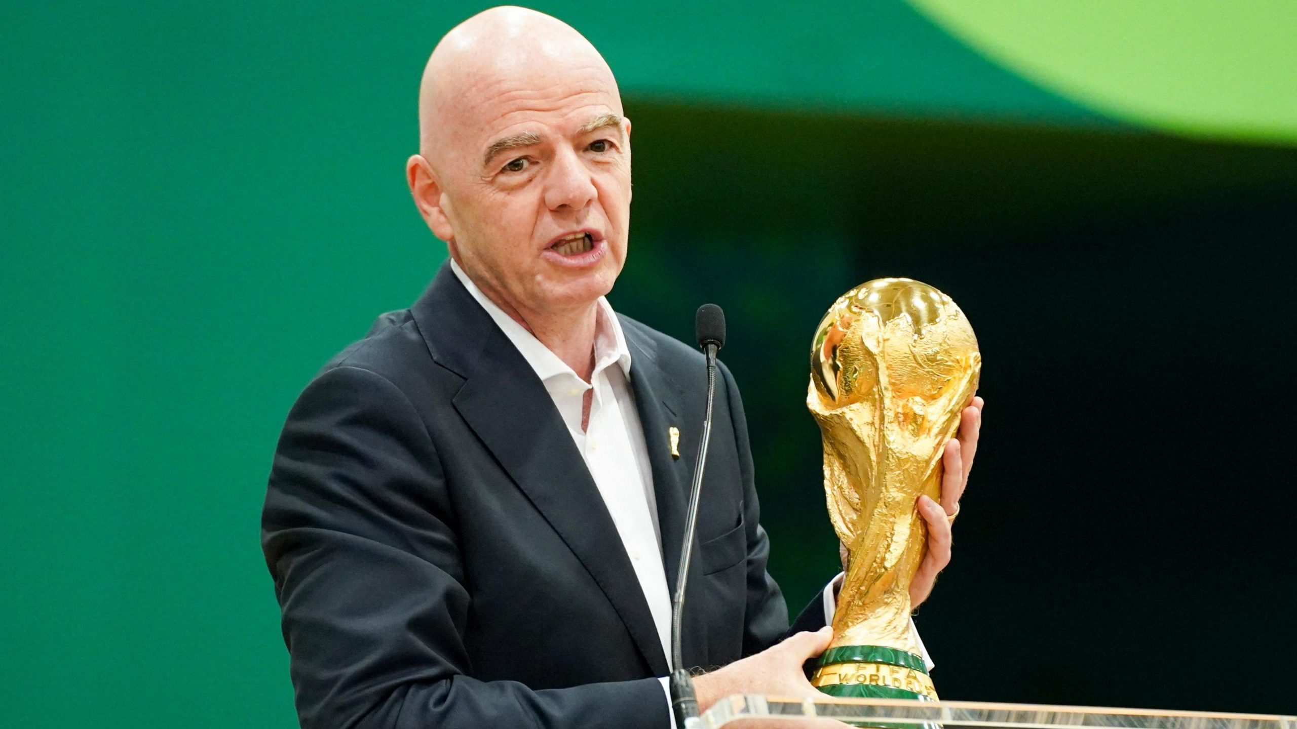 国际足联世界杯计划：随着北中美及加勒比足联要求进行“全面审查”，对贾尼·因凡蒂诺的压力加大